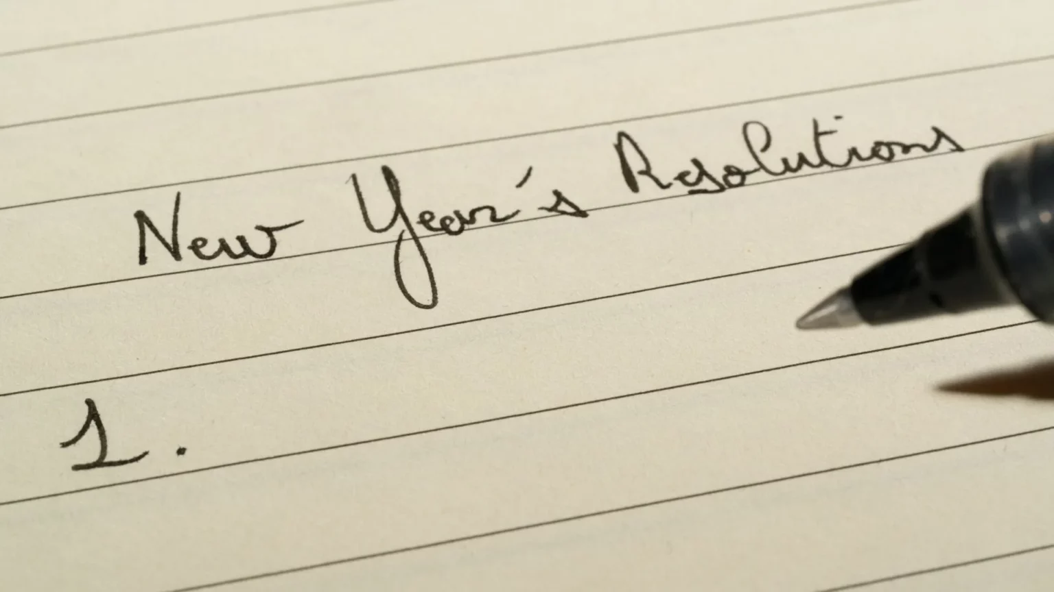 New Year Resolutions